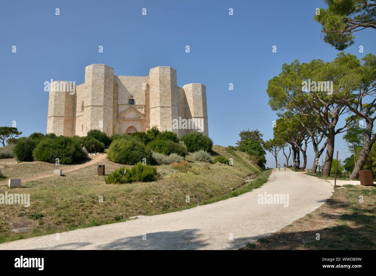 Castel del Monte (Federico II Schloss), UNESCO-Weltkulturerbe, Andria, Apulien, Italien, Europa Stockfoto
