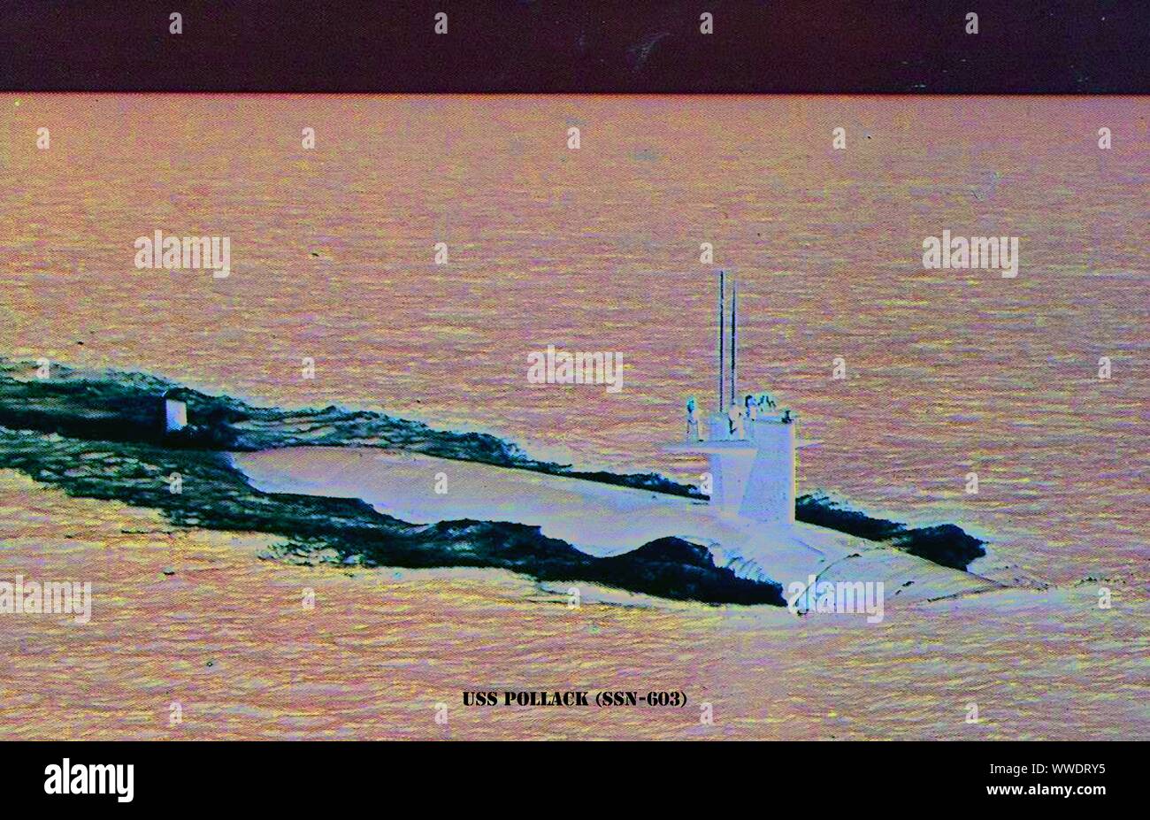 USS POLLACK (SSN-603) Stockfoto