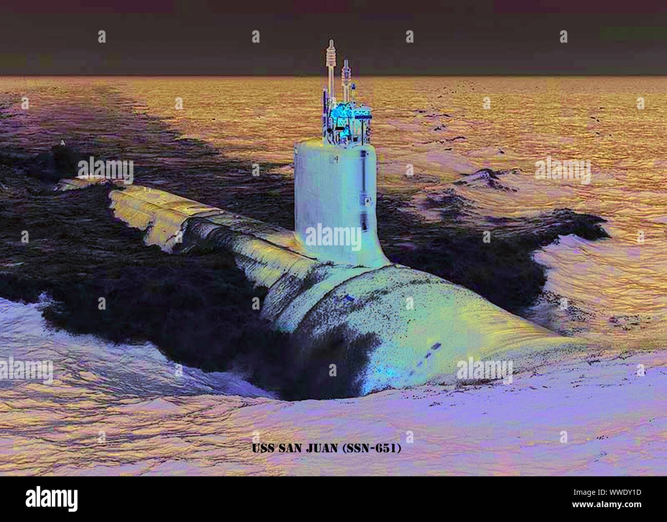 USS SAN JUAN (SSN-751) Stockfoto