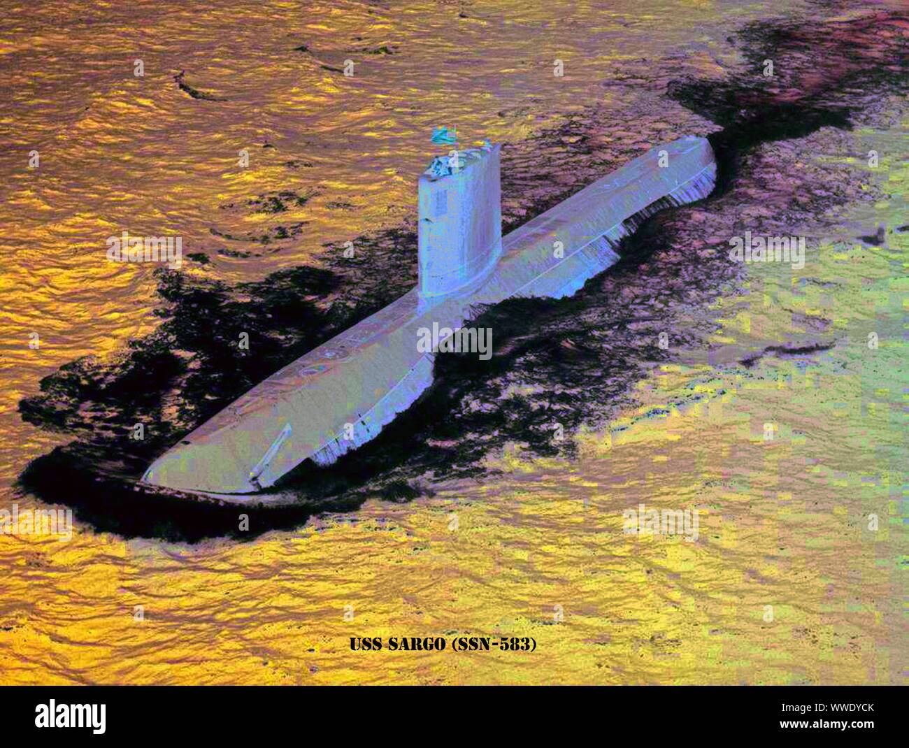 USS SARGO (SSN-583) Stockfoto