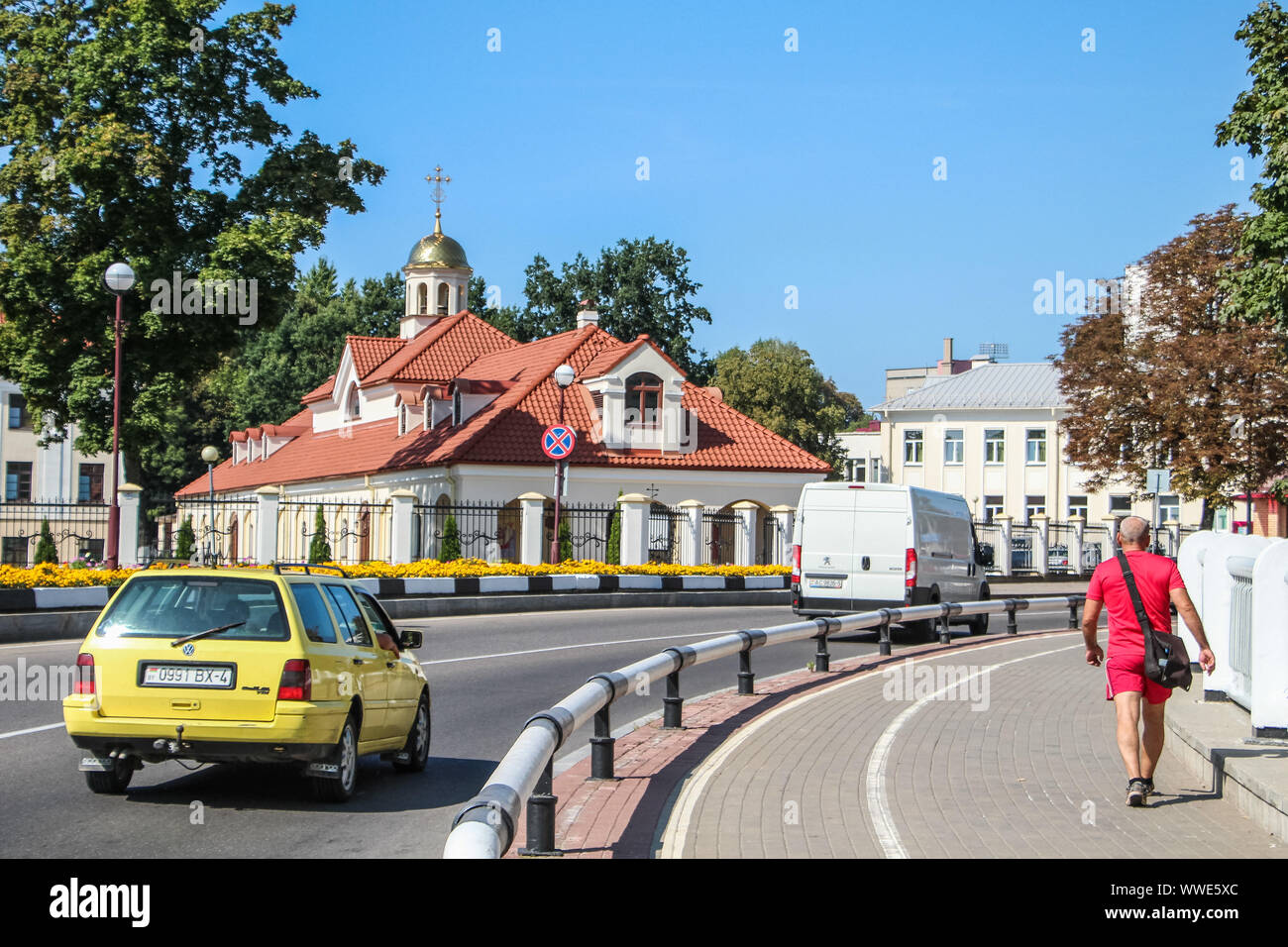 Orthodoxe Kirche ist in Grodno, Weißrussland am 30. August 2019 © Michal Fludra/Alamy Live Nachrichten gesehen Stockfoto