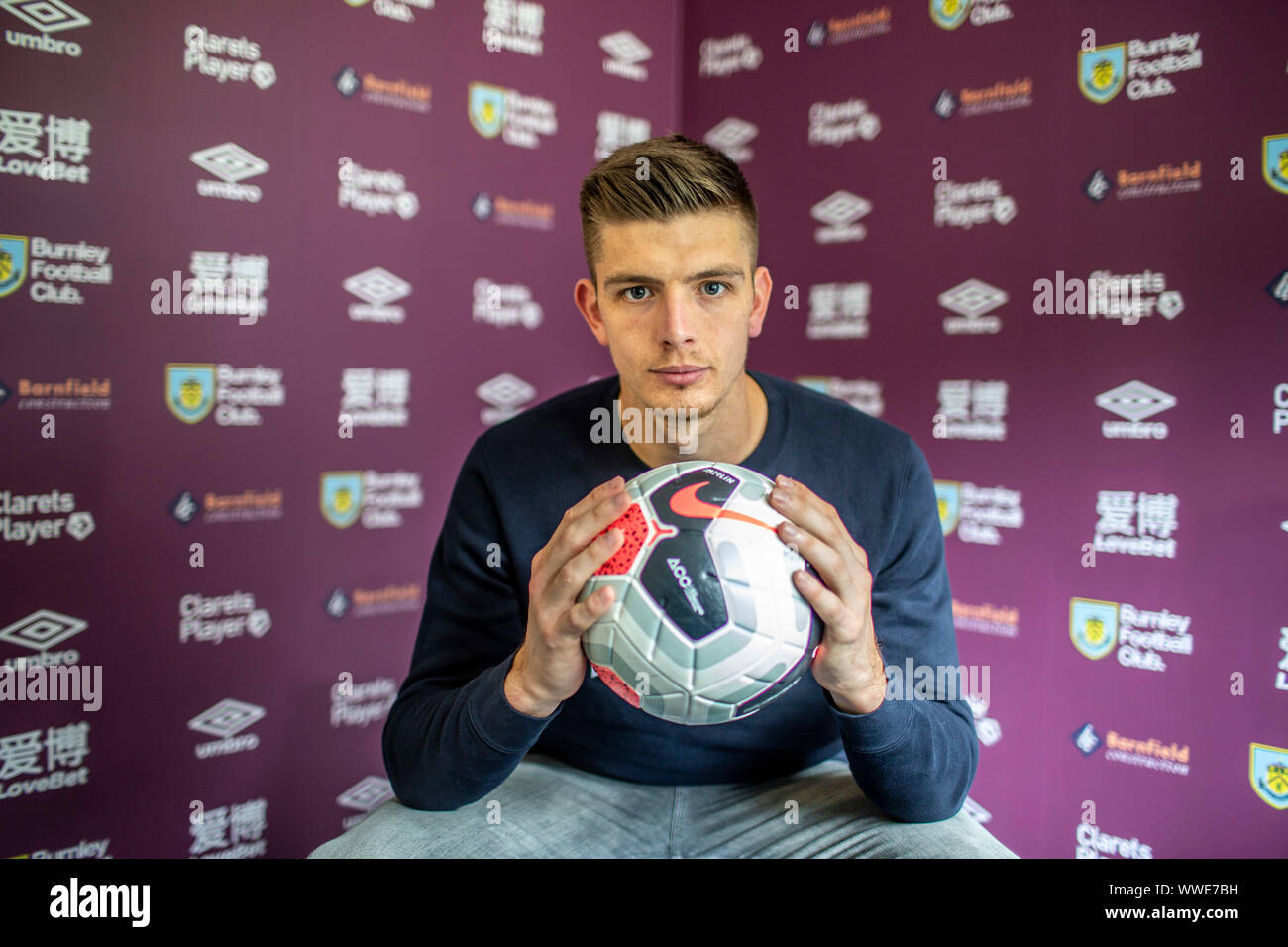 12/09/19 Nick Pope Burnley FC-Torwart Stockfoto