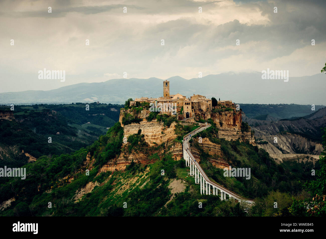 Civita di Bagnoregio, Latium, Italien Stockfoto