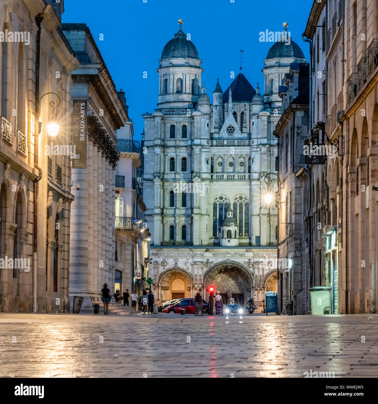 Saint Michel, Dijon, Burgund, Frankreich, Europa Stockfoto