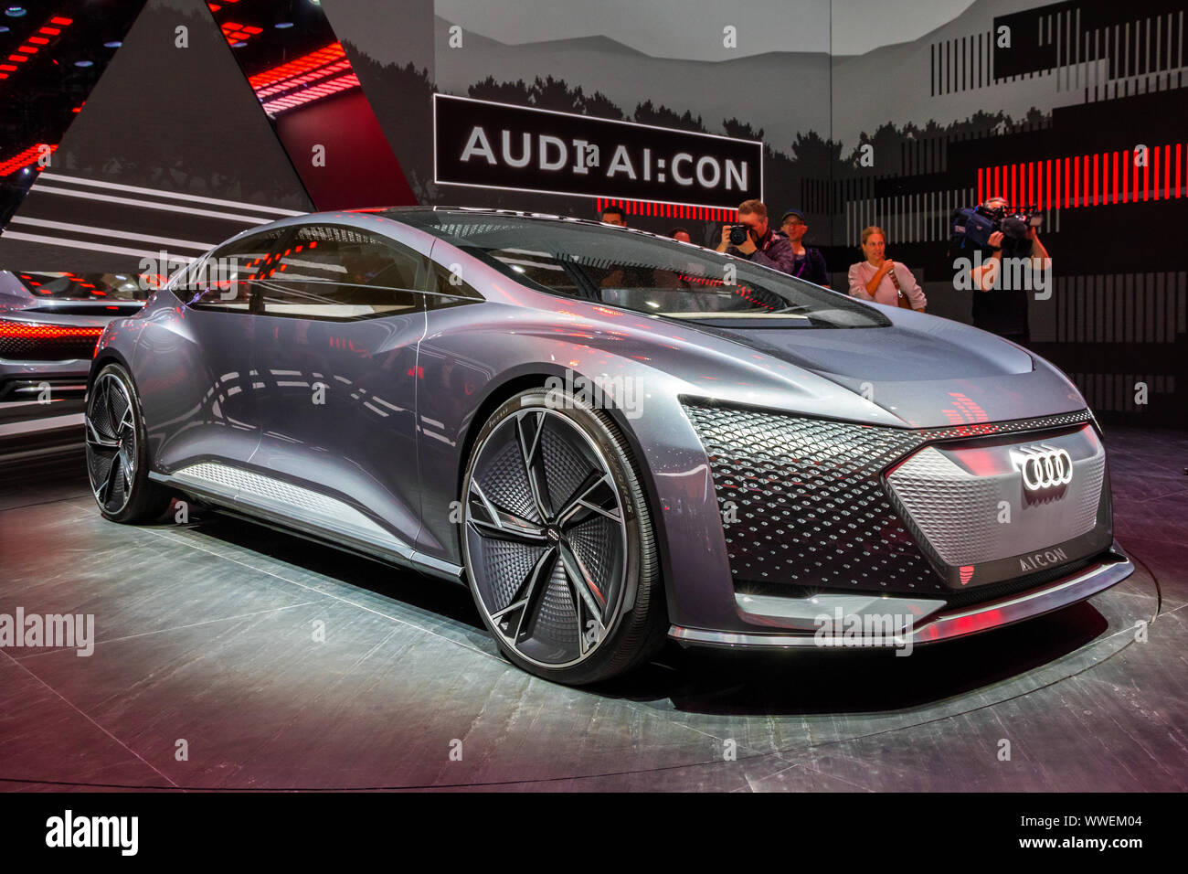 Audi AI CON autonome Luxus-Limousine Stockfoto