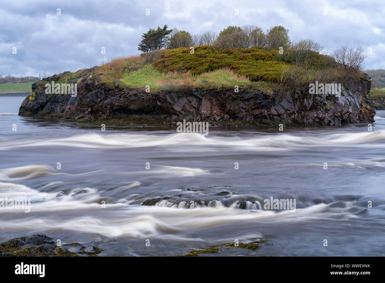 Fällt die Umkehrung, Saint John, New Brunswick, Kanada Stockfoto