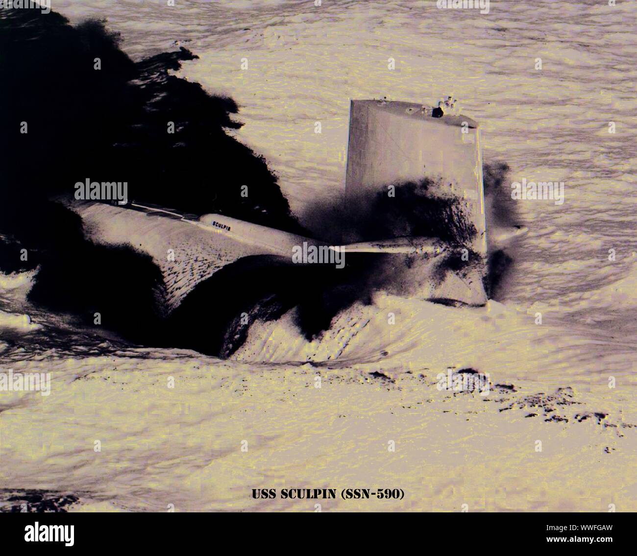 USS SCULPIN (SSN-590) Stockfoto