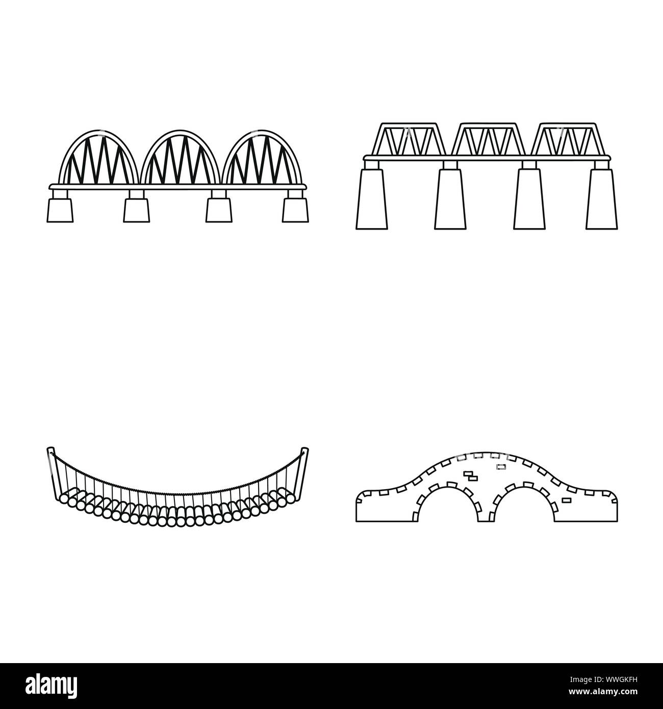 Vector Illustration des Anblicks und Symbol für den Anschluss. Der Anblick und konstruieren Vektor Illustration. Stock Vektor