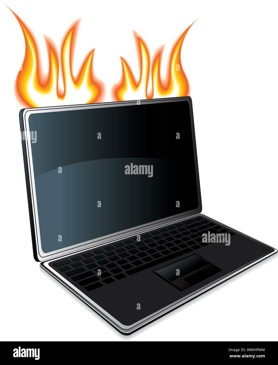 Laptop-Symbol Stock Vektor