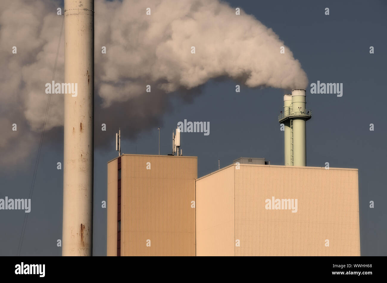 CO2-Emissionen Stockfoto