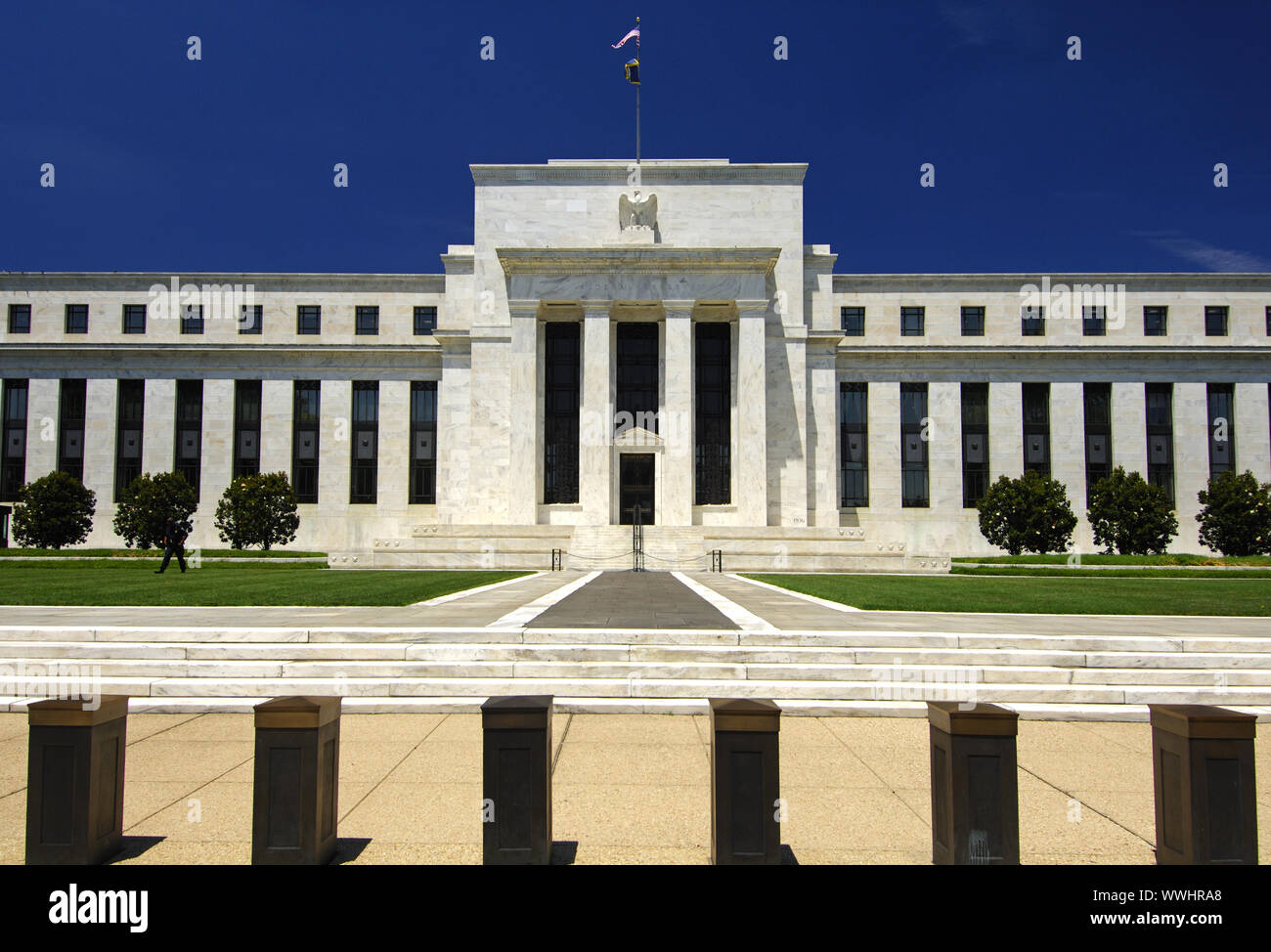 Sitz der Federal Reserve der USA, Washington Stockfoto