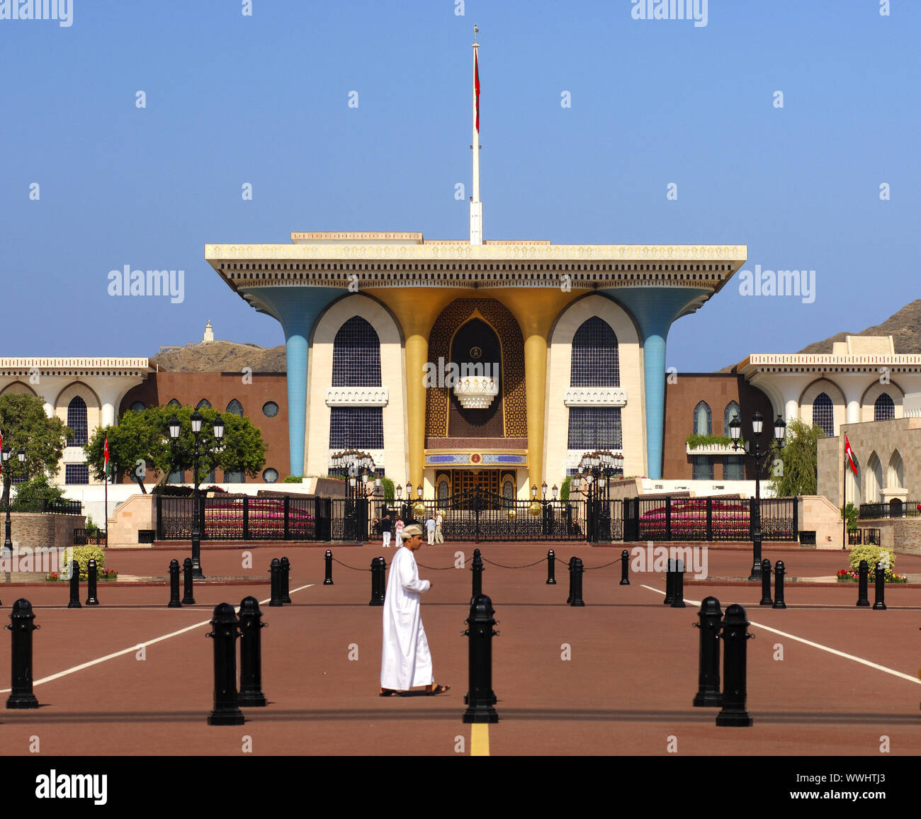 Sultanspalast, Maskat, Sultanat Oman Stockfoto