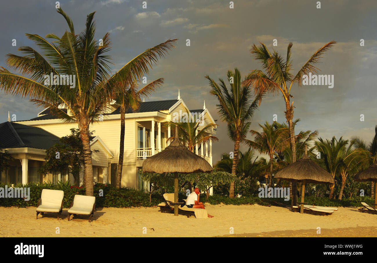 Resort Le Telfair, Mauritius Stockfoto