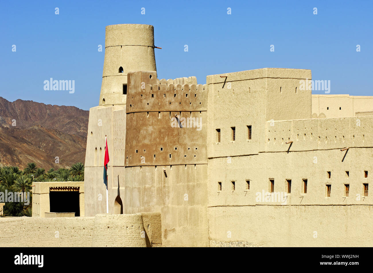 Bahla Festung, Oman Stockfoto