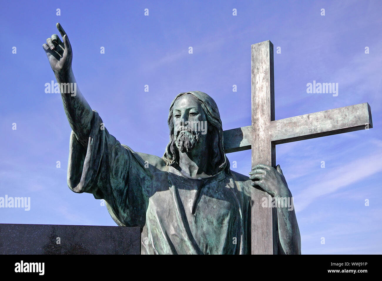 Jesus Figur Stockfoto