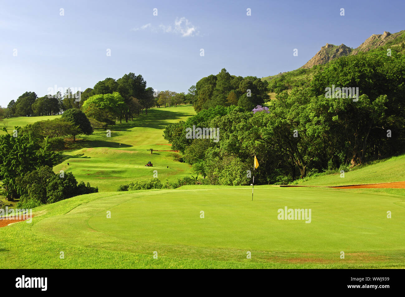 18-Loch Golfplatz im Lugogo Sun Valley Resort Stockfoto