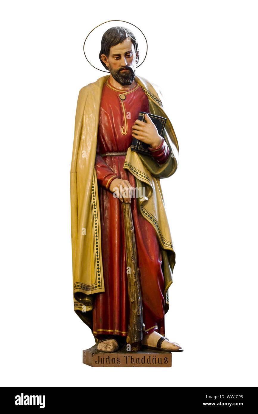 Statue von Hallower Judas Thaddäus Stockfoto