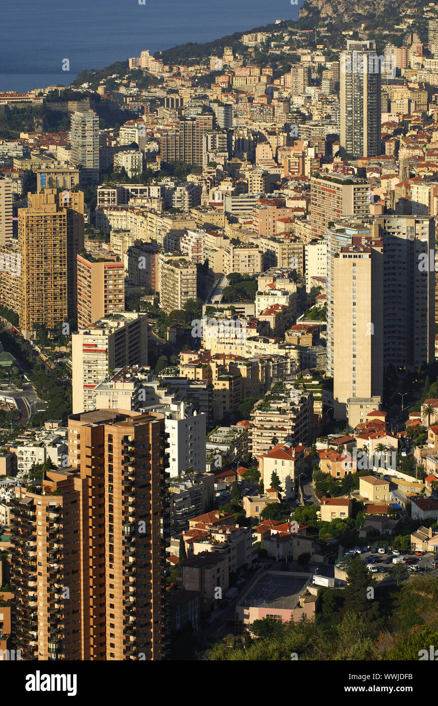 Die strasse Labyrinth in Monte Carlo Stockfoto