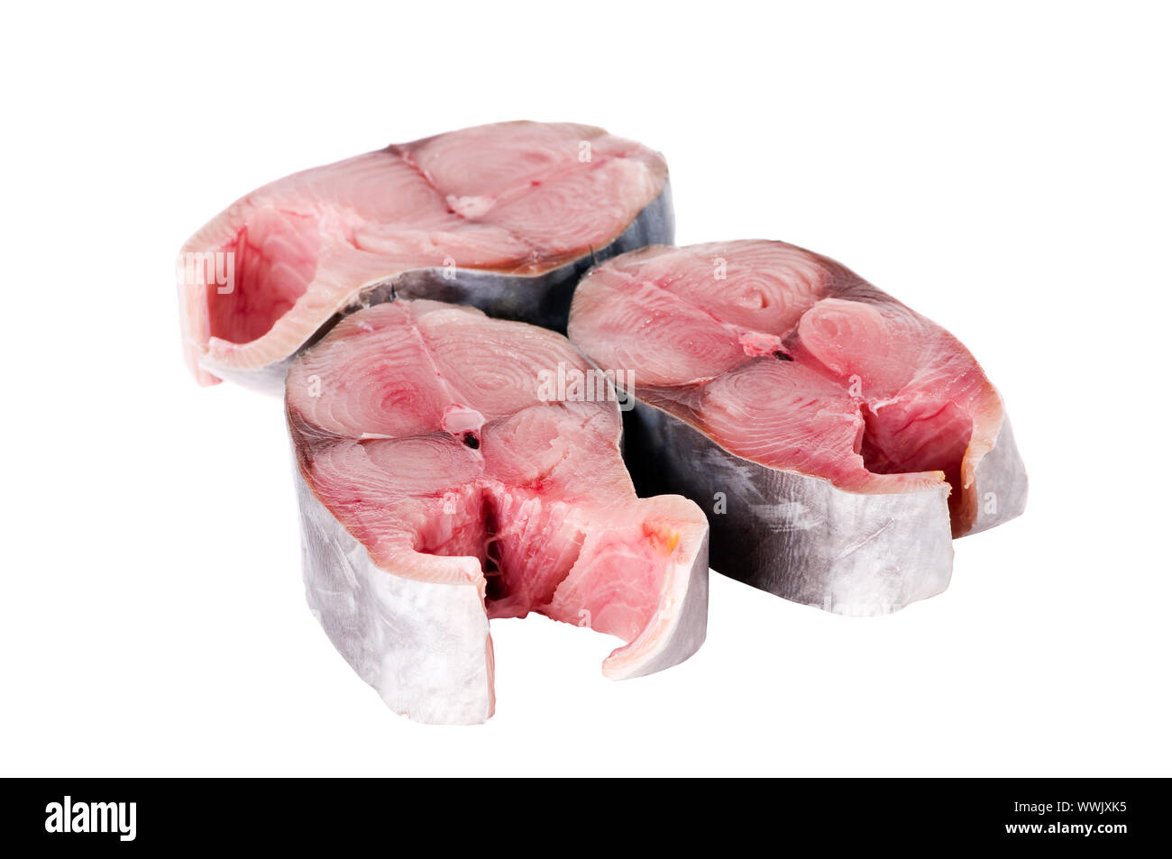 Stück Thunfisch Stockfoto