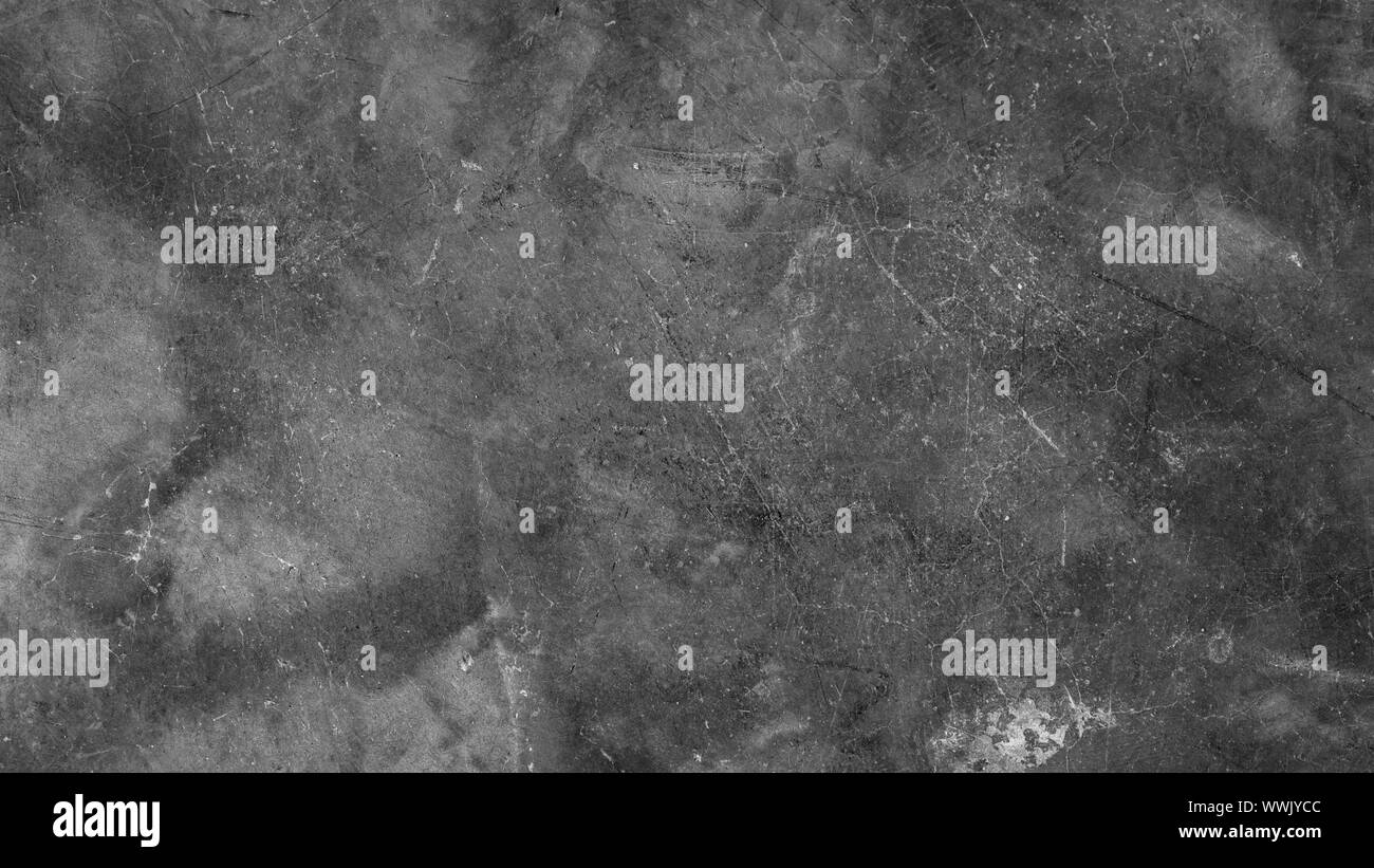 Grunge rauen Hintergrund. Geschälte schwarzen Stein verrostet. Abstrakte fragment Wand Textur. Oberfläche der graue Beton. Stockfoto