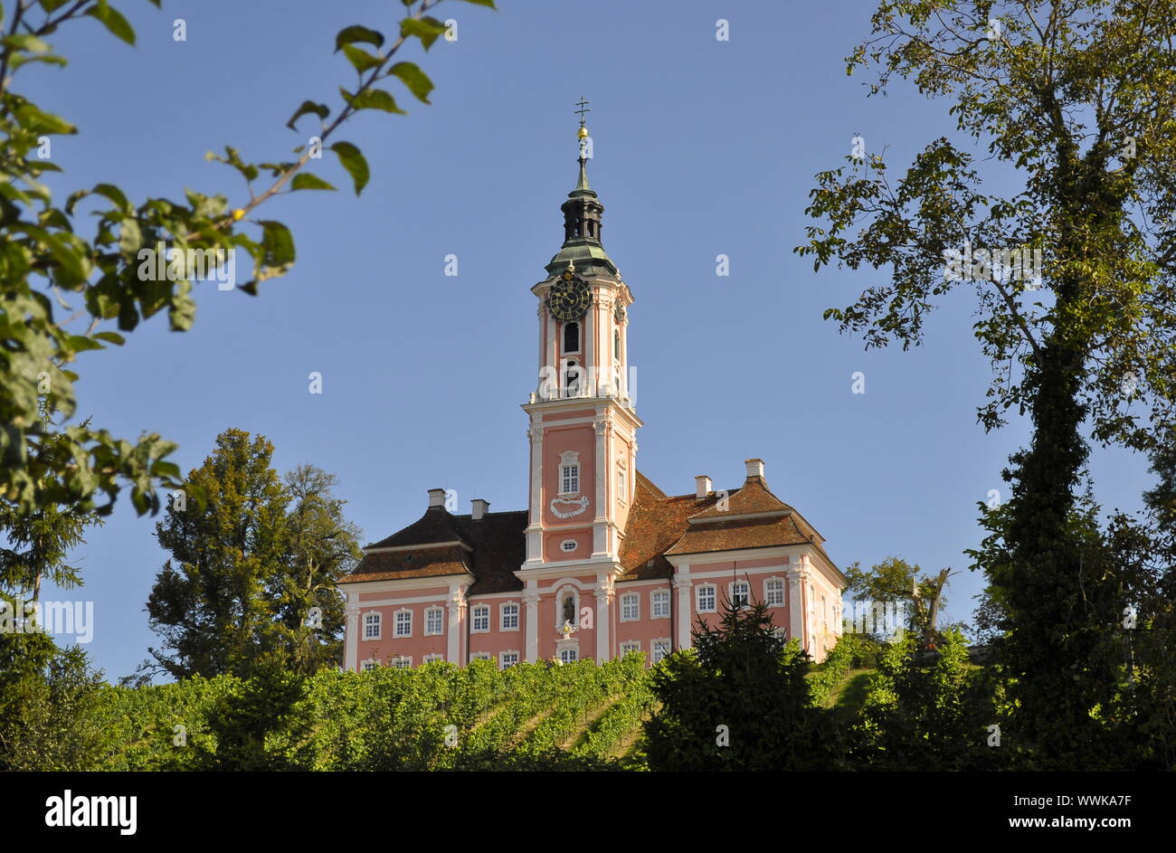 Wallfahrtskirche Birnau Stockfoto