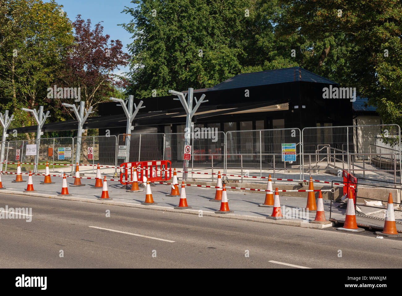 Neue Baustelle des Kulturzentrums in der East Avenue in Killarney, County Kerry, Irland ab 2019 Stockfoto