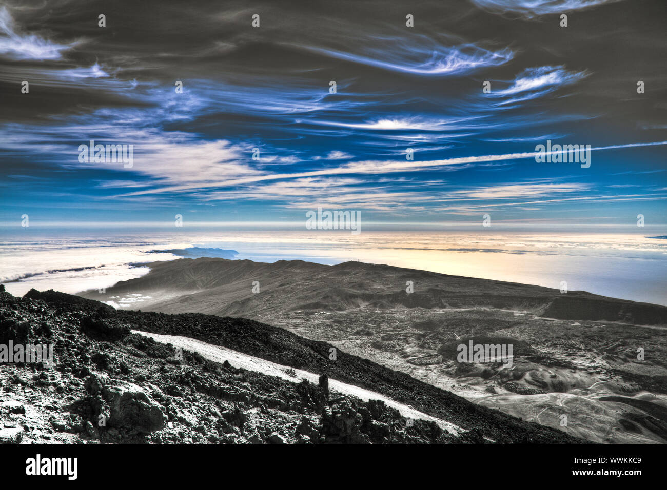 Teide, Teneriffa, Spanien. Stockfoto