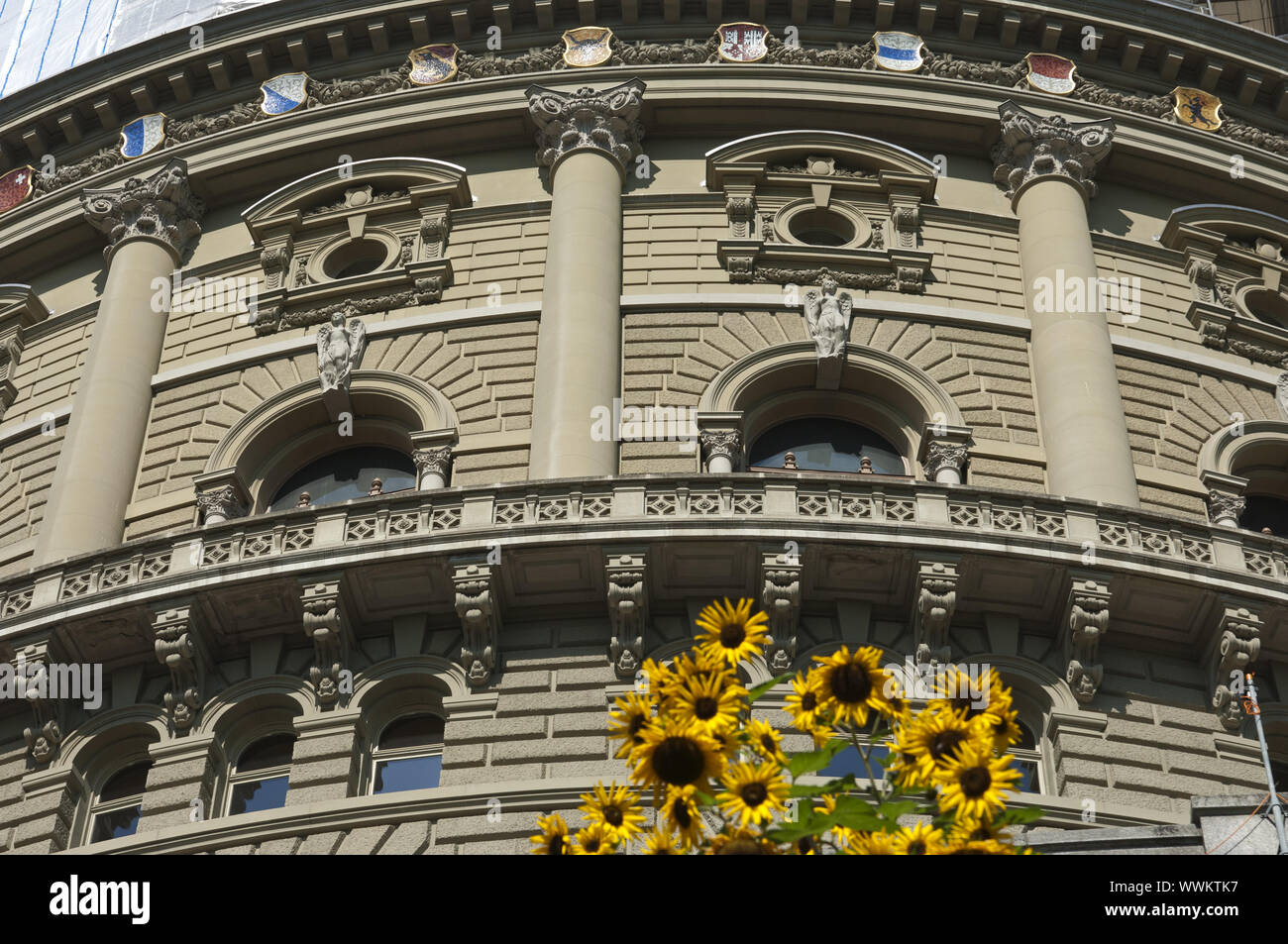 Bund Palast der Schweizerischen Eidgenossenschaft Stockfoto
