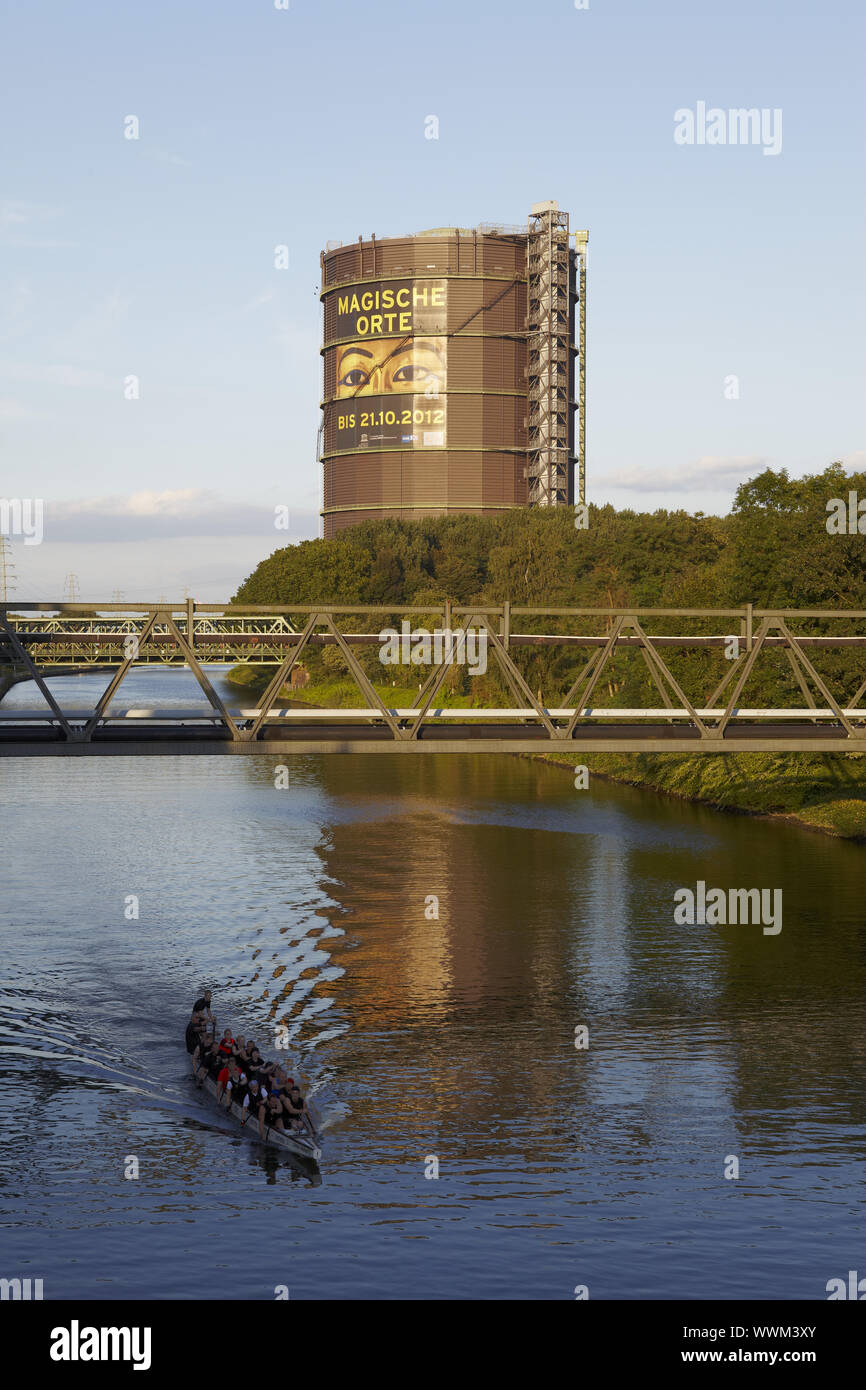 Oberhausen (Ruhrgebiet) - Gasometer Stockfoto