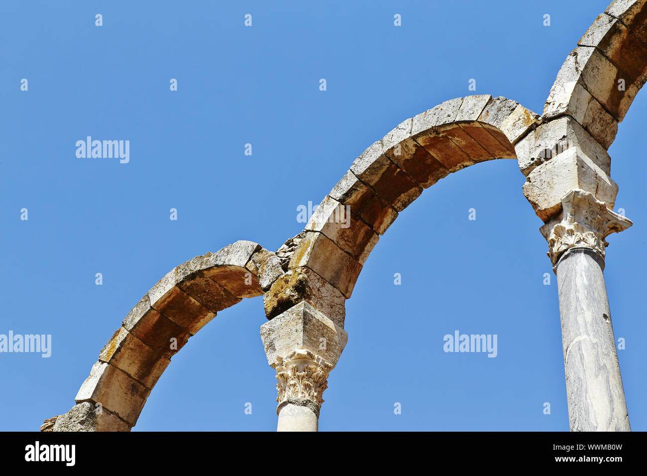 Anjar - Libanon. Stockfoto
