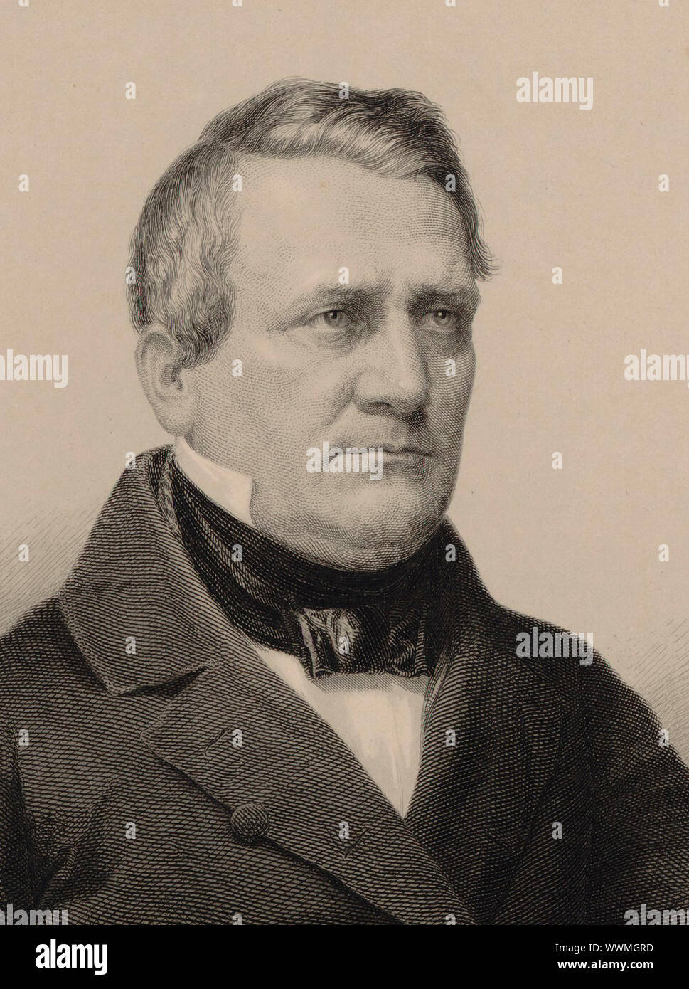 Portrait des Komponisten Franz Lachner (1803-1890), 1850. Private Sammlung. Stockfoto