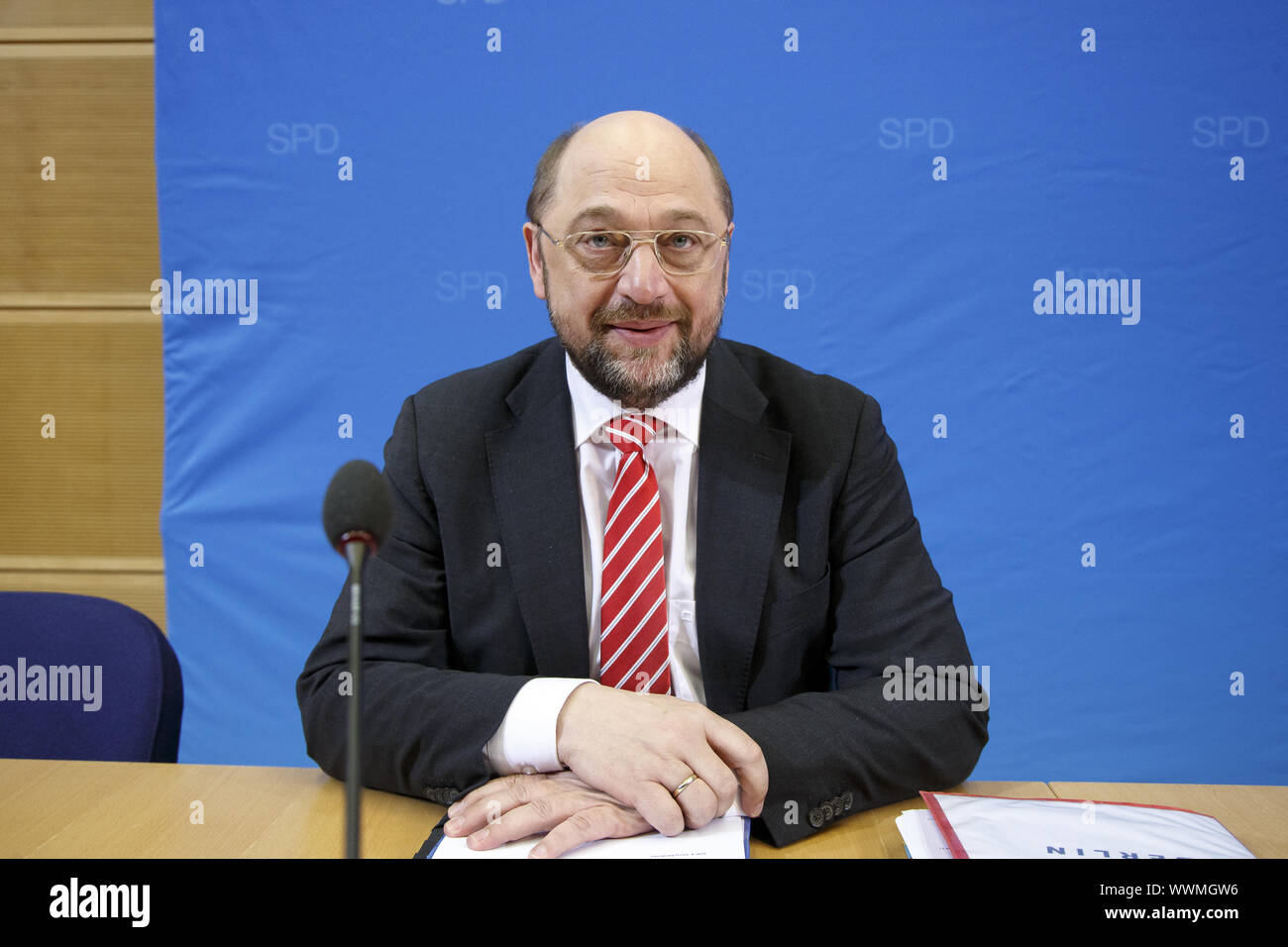 SPD-Manager treffen in Berlin Stockfoto