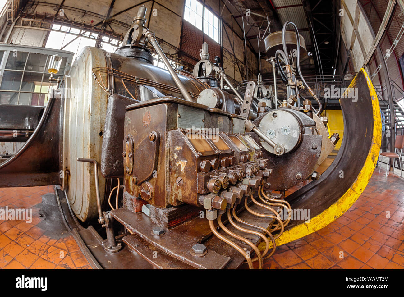 Hüttenmuseum Thale Dampfmaschine Nr. 7 Stockfoto