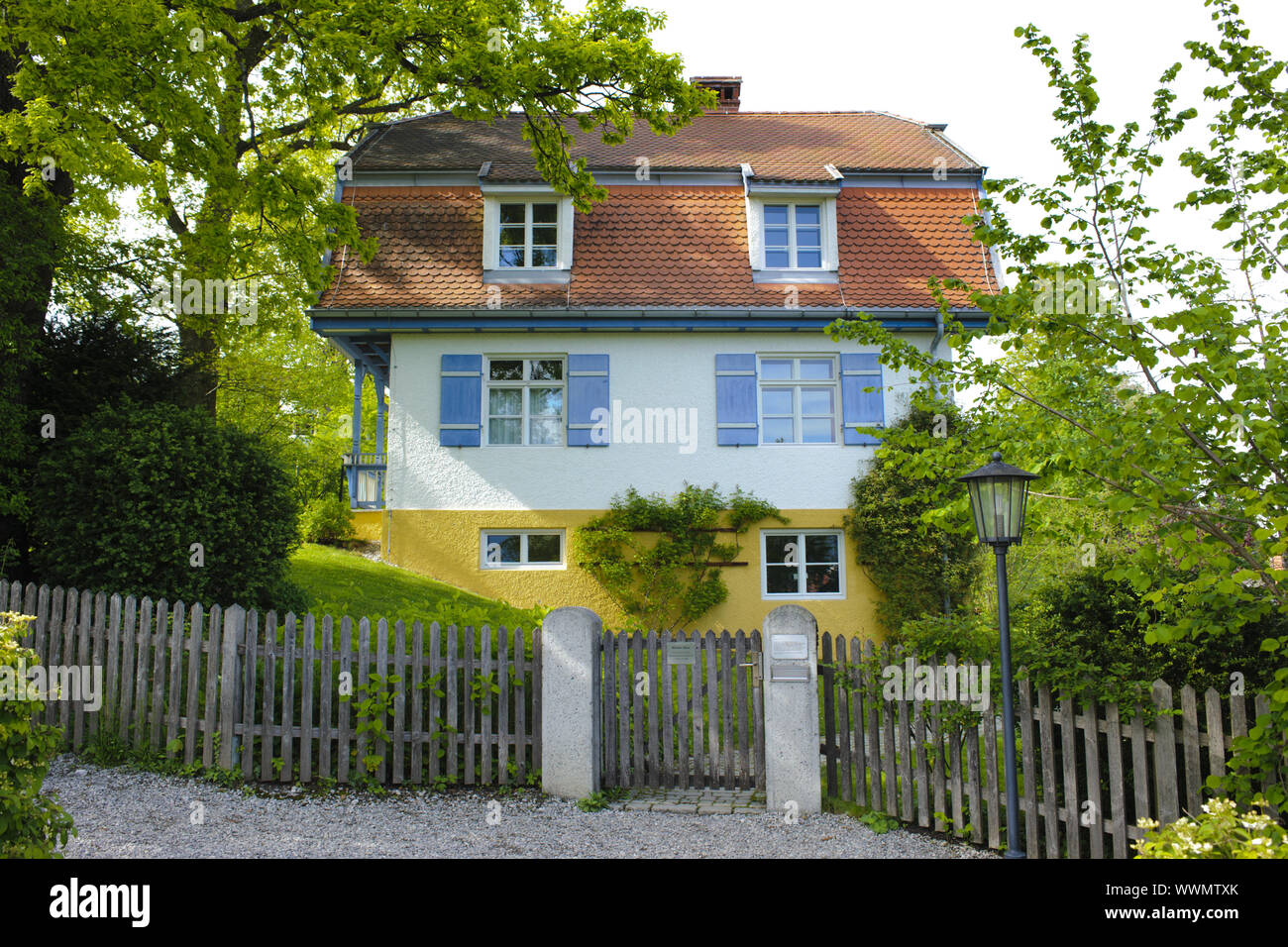 Münter Haus in Murnau. Stockfoto