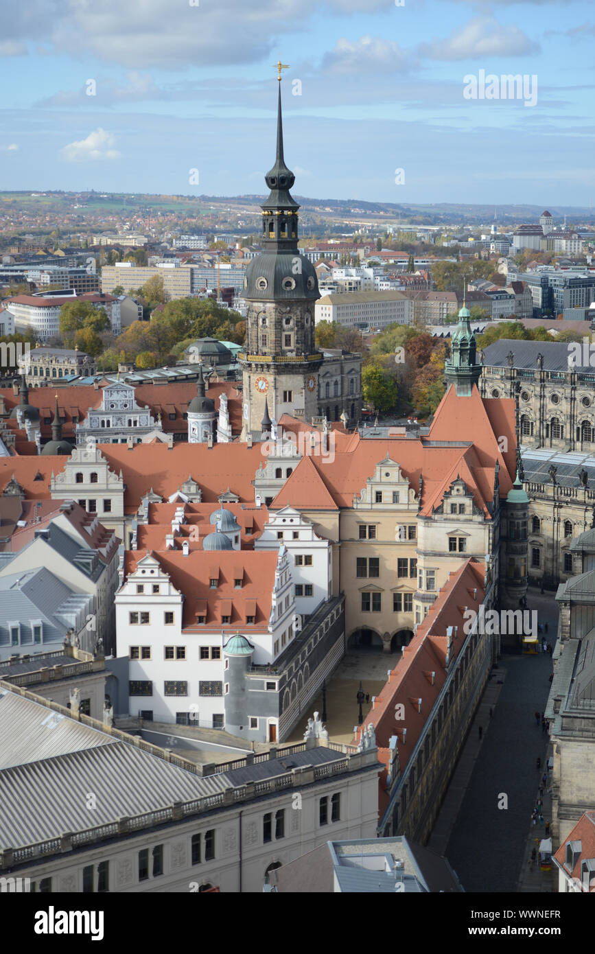 Blick auf Dresden Stockfoto