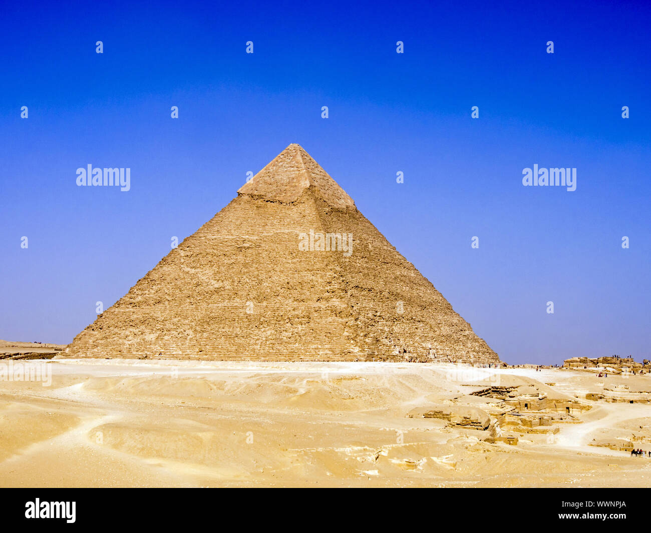 Die khafre Pyramide Stockfoto