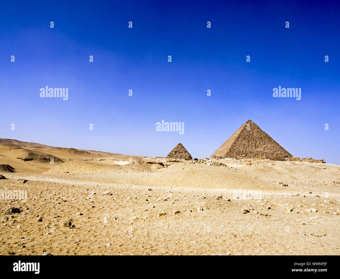 Menkaure Pyramide Stockfoto