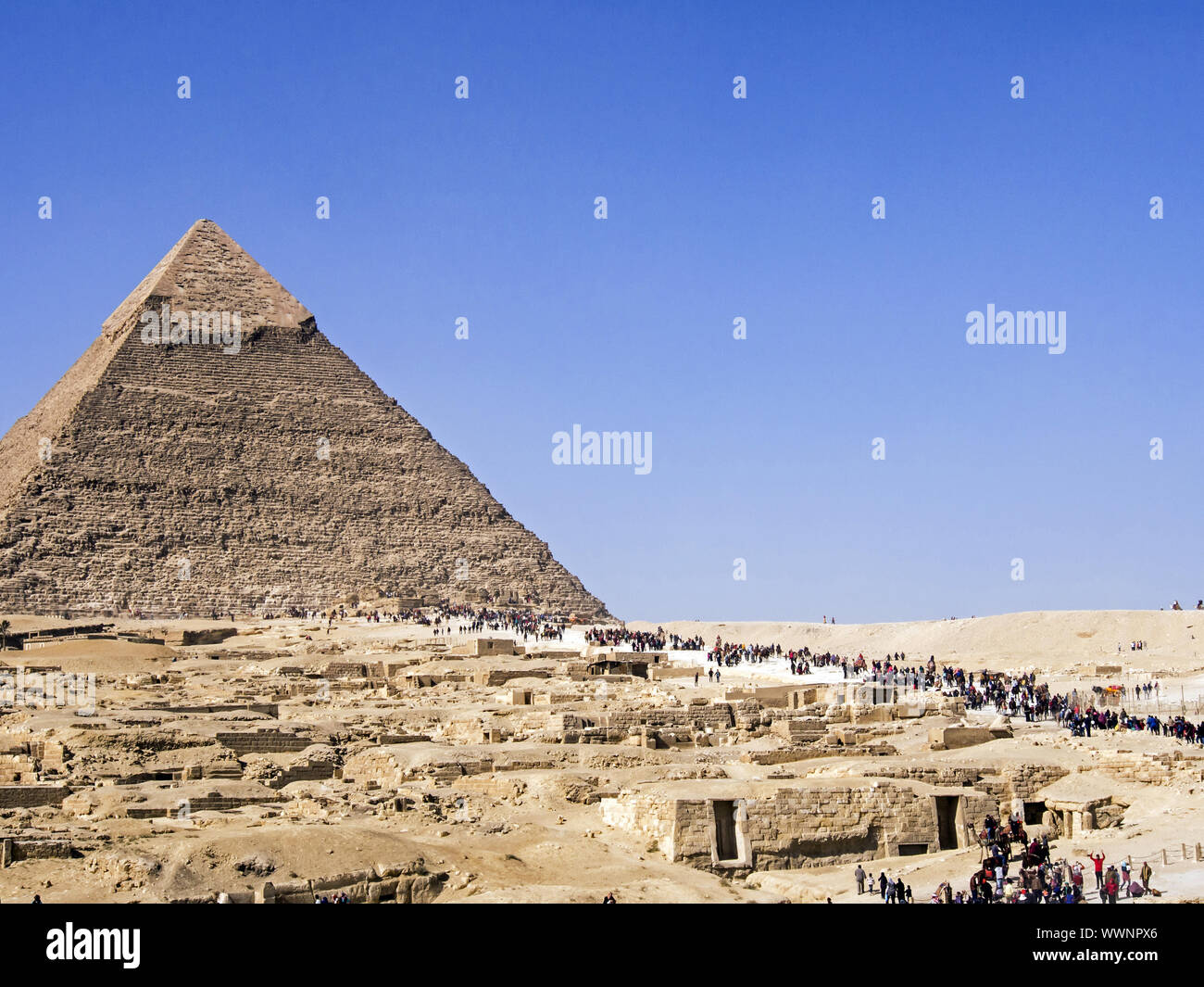 Die khafre Pyramide Stockfoto