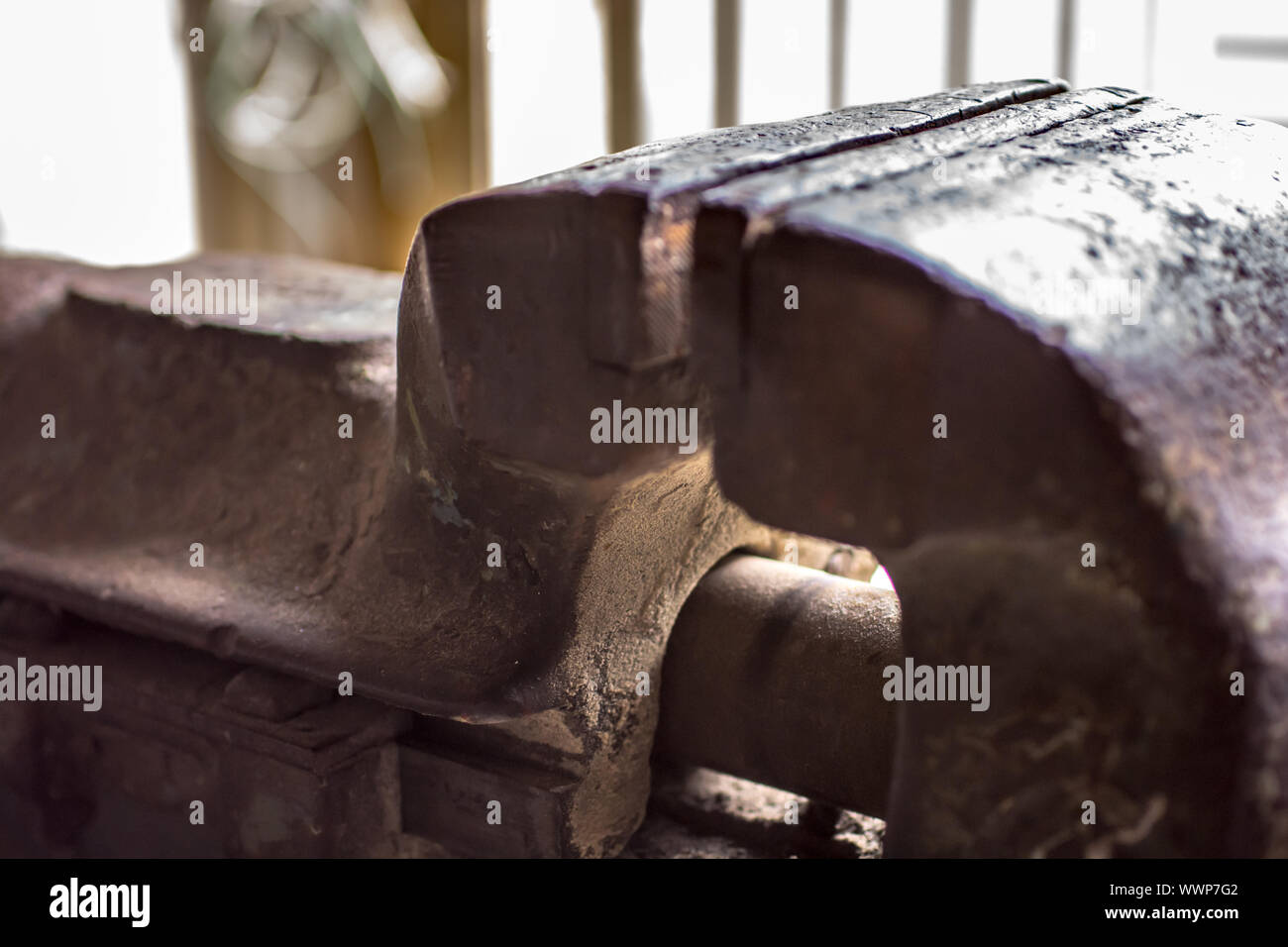 Sehr alte robuste Vice Stockfoto
