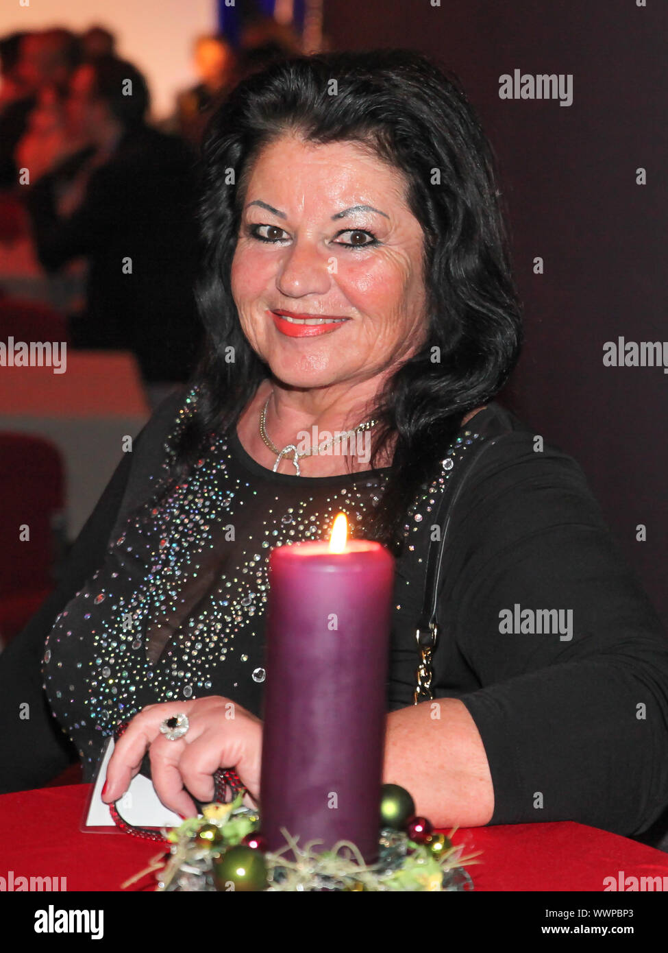 Helga Silbereisen (Mutter von Florian Silbereisen) beim Adventsfest der 100.000 Lichter 2015 in Suhl Stockfoto