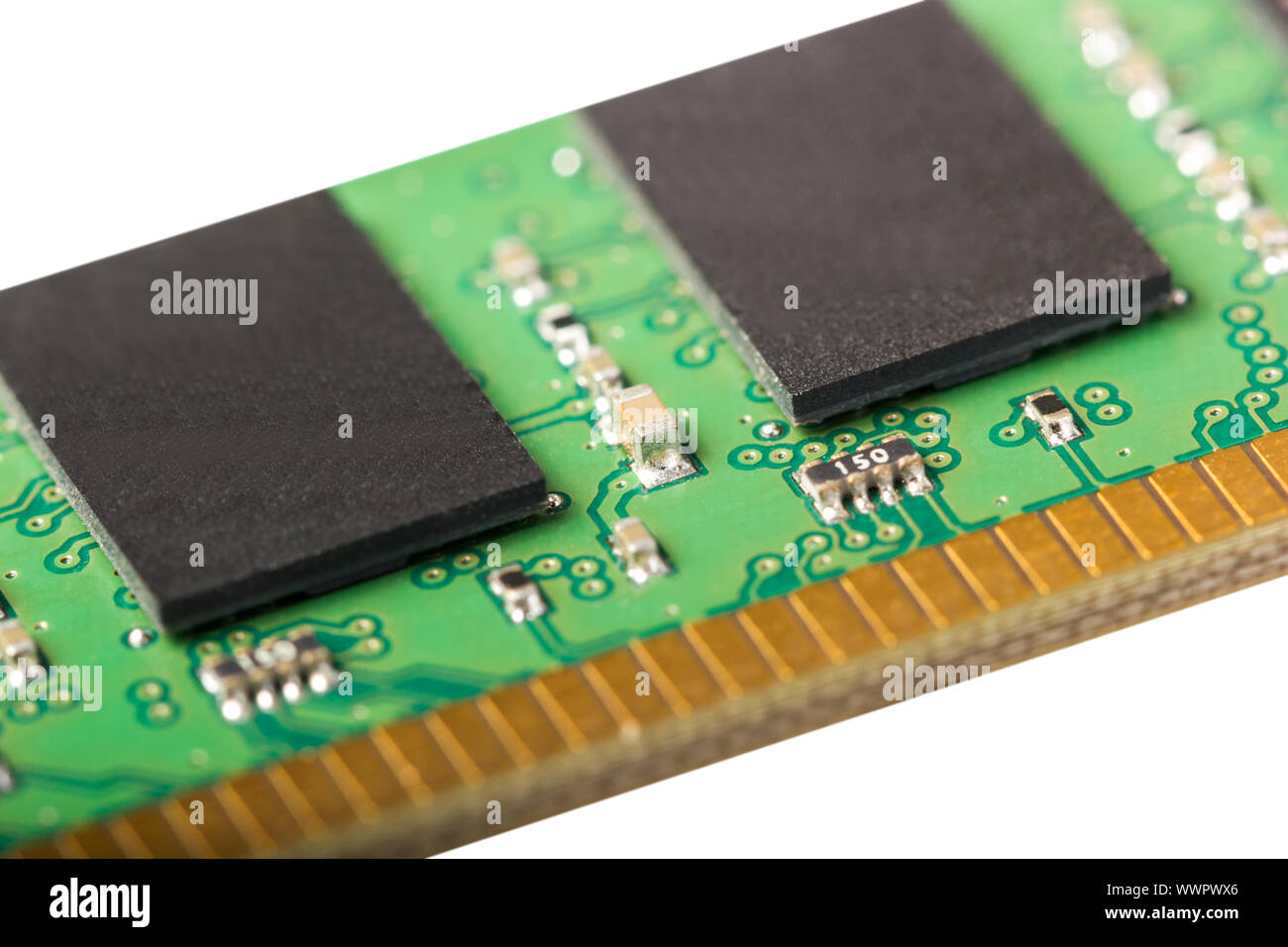 Elektronische Erhebung - den Random Access Memory (RAM) Module Stockfoto