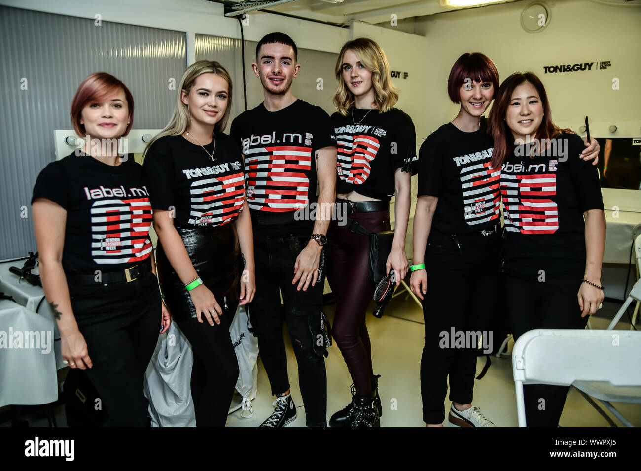 Backstage Fashion Scout - SS 19 Tag 3, am 15. September 2019, London, UK Stockfoto