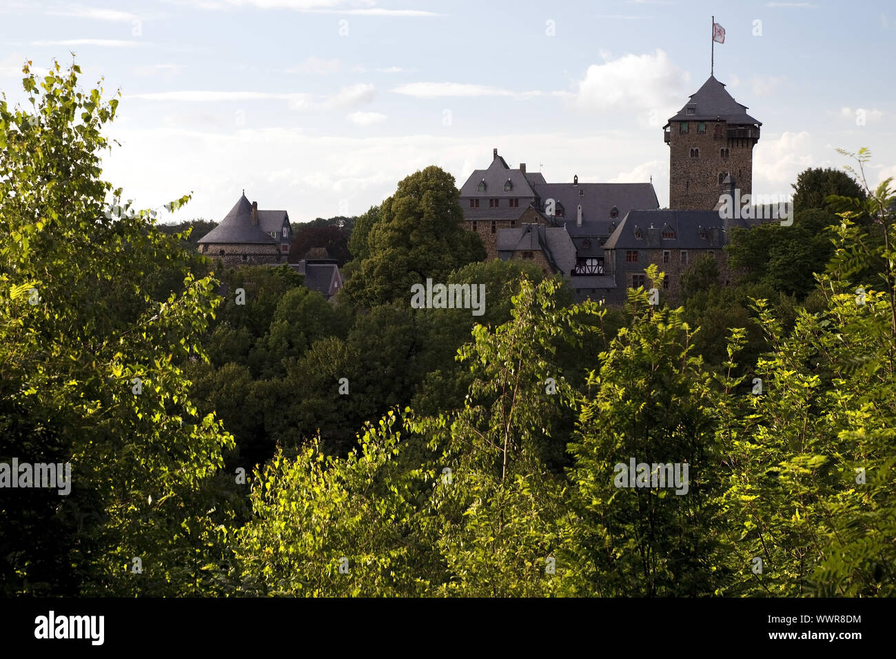 Schloss Burg, Solingen, Bergisches Land, Nordrhein-Westfalen, Deutschland, Europa Stockfoto