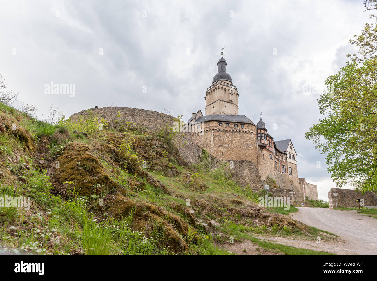 Burg Falkenstein im Harz Stockfoto