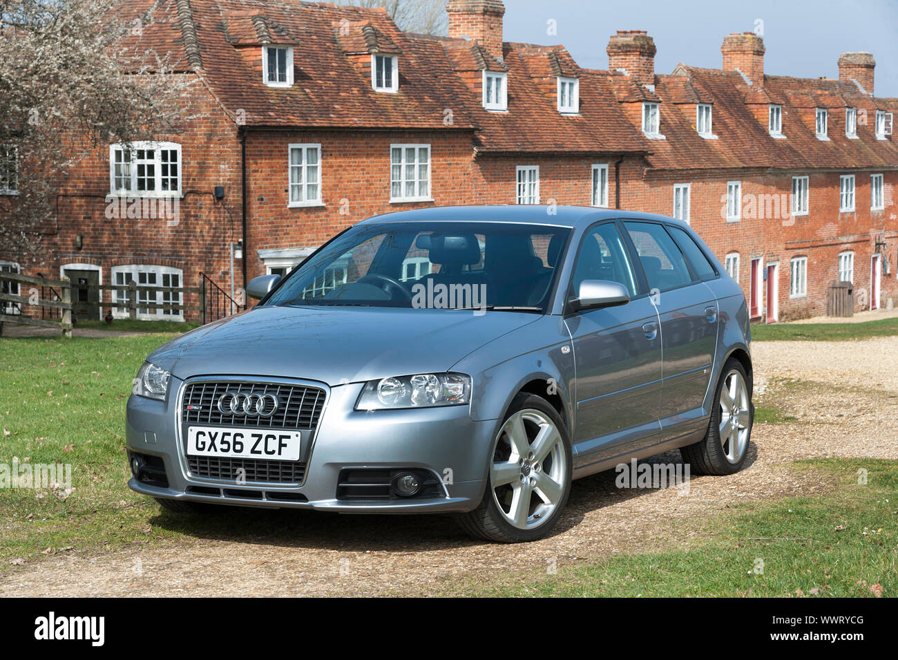 2006 Audi A3 Sportback S-Line. Stockfoto