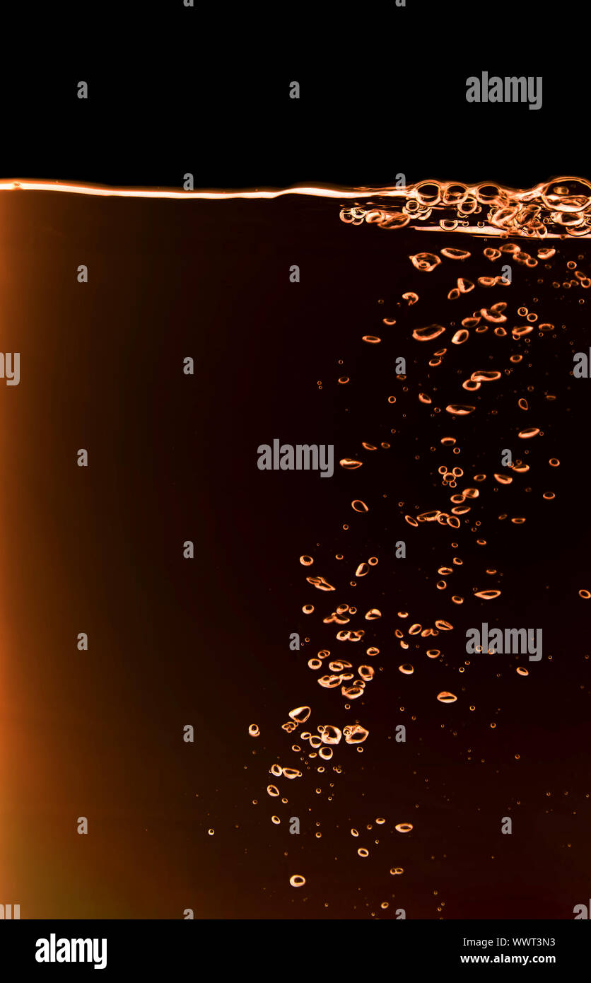 rotes Wasser abstrakt Stockfoto