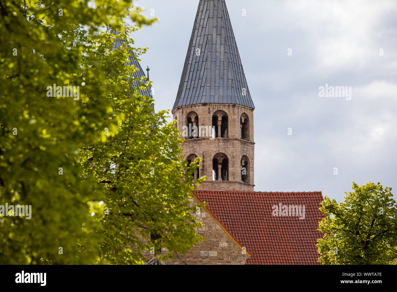 Halberstadt Kirche Unserer Lieben Frau Stockfoto