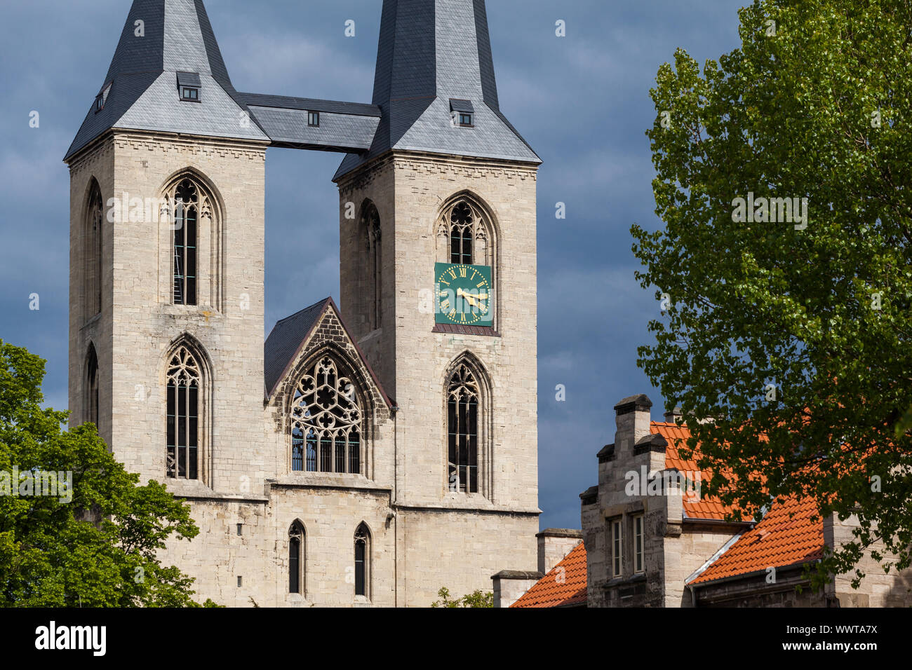 Halberstadt St. Martini Stockfoto