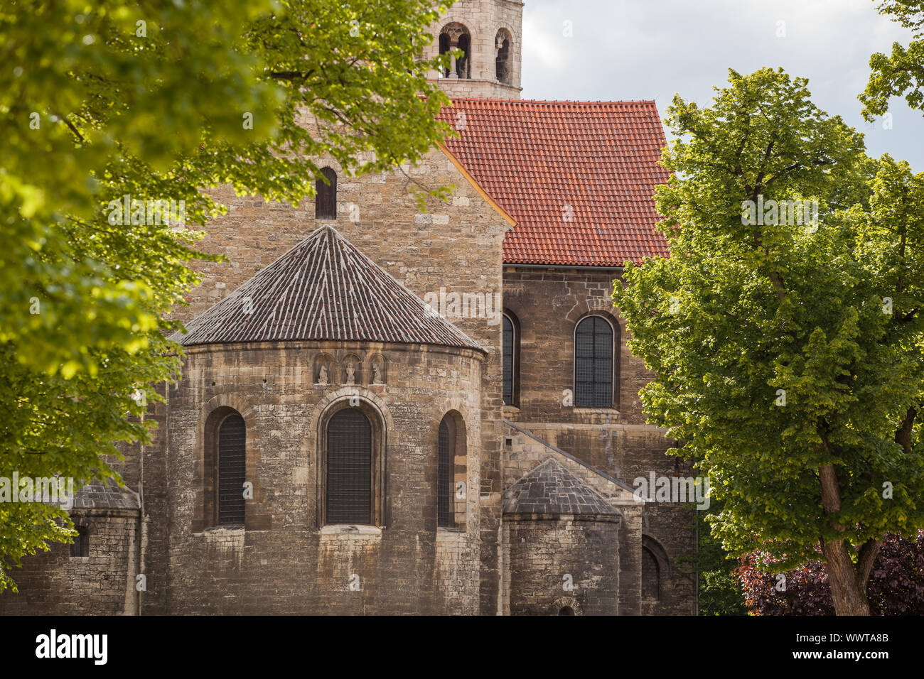 Halberstadt Kirche Unserer Lieben Frau Stockfoto