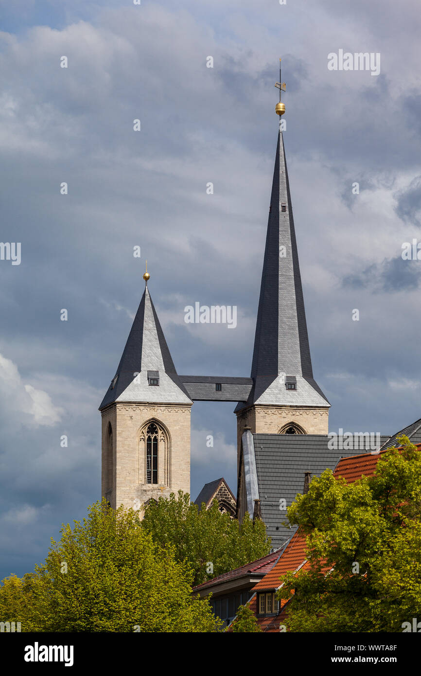 Halberstadt St. Martini Stockfoto